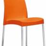 Стул пластиковый Jenny оранжевый 490х470х850 мм Стул пластиковый Jenny оранжевый 490х470х850 мм