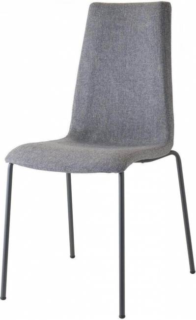 Стул с обивкой Mannequin Pop 4 legs антрацит, серый 475х520х900 мм