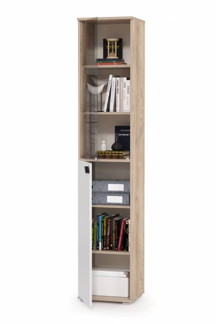 Шкаф Бостон 13.155 цвет дуб эндгрейн элегантный/фасады МДФ милк рикамо софт Шкаф Бостон 13.155 цвет дуб эндгрейн элегантный/фасады МДФ милк рикамо софт