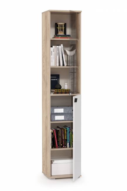 Шкаф Бостон 13.155 цвет дуб эндгрейн элегантный/фасады МДФ милк рикамо софт Шкаф Бостон 13.155 цвет дуб эндгрейн элегантный/фасады МДФ милк рикамо софт