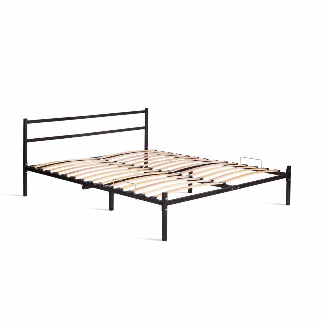 Кровать Marco металл, 160*200 см, черный черный металл