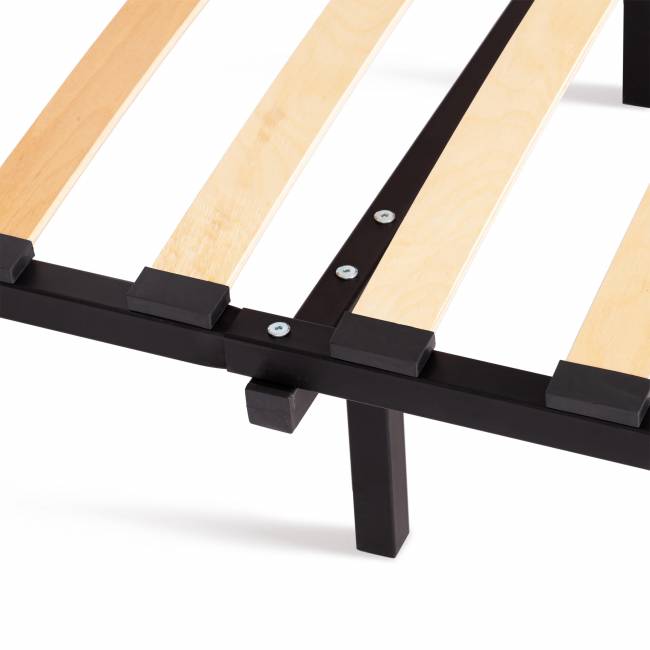 Кровать Marco металл, 160*200 см, черный черный металл