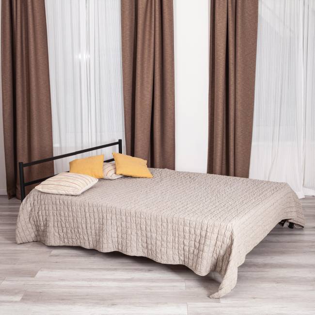 Кровать Marco металл, 160*200 см, черный черный металл