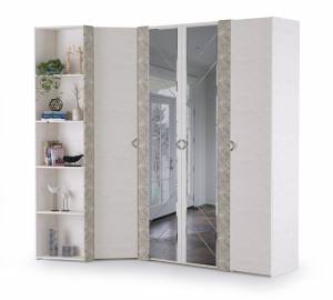 Набор шкафов Амели Моби № 1 цвет шёлковый камень/бетон чикаго беж