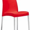 Стул пластиковый Jenny красный 490х470х850 мм