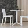 Стул пластиковый Snow белый 470х550х805 мм