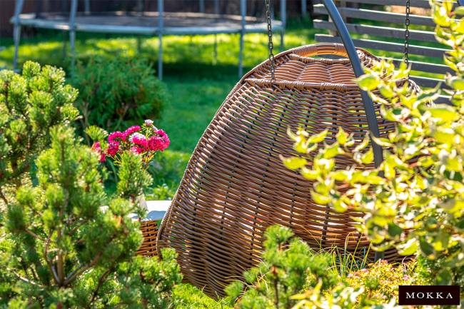 MOKKA MAJORCA подвесное кресло двухместное, цвет капучино MOKKA MAJORCA подвесное кресло двухместное, цвет капучино