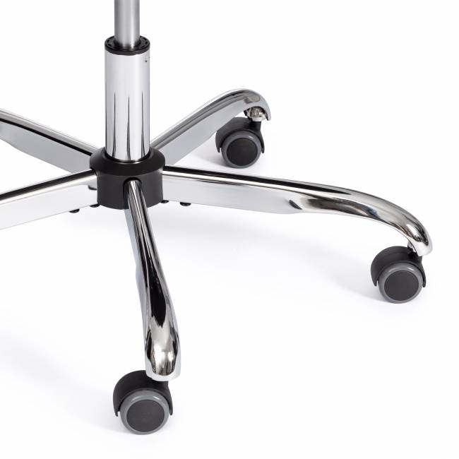 Кресло OXFORD хром кож/зам, черный, 36-6 черный кож/зам