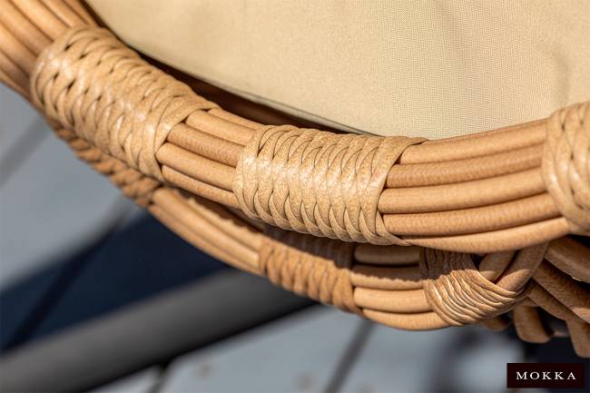 MOKKA MAJORCA подвесное кресло двухместное, цвет соломенный MOKKA MAJORCA подвесное кресло двухместное, цвет соломенный