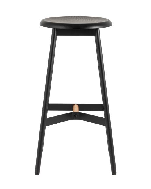 Стул барный Knobb черный 2 шт