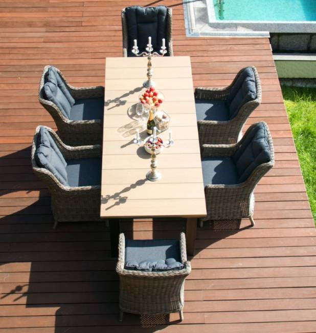 Кресло Бергамо, коричневый