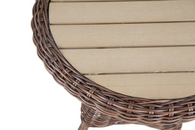 "Равенна" кофейный стол из искусственного ротанга, цвет коричневый "Равенна" кофейный стол из искусственного ротанга, цвет коричневый