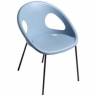 Кресло пластиковое Scab Design, Drop антрацит, голубой Кресло пластиковое Scab Design, Drop антрацит, голубой