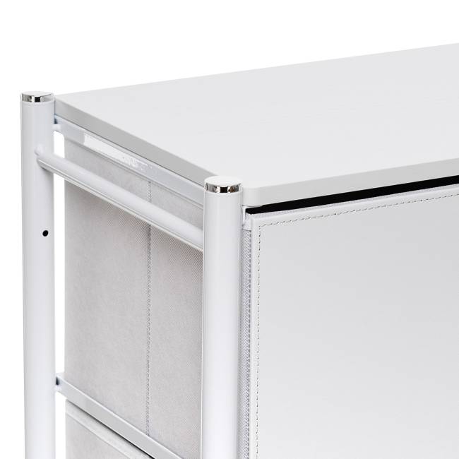 Комод Leset Хайди 3 ящика Белый Белый