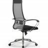 Кресло Sit 10 B1-111K - X2+UMF(X1) /Ub00/Wh00/K1cL(M09.B23.G18.W01), св.серый-черный