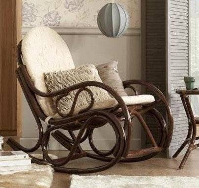 Кресло-качалка 05/04 Темный коньяк