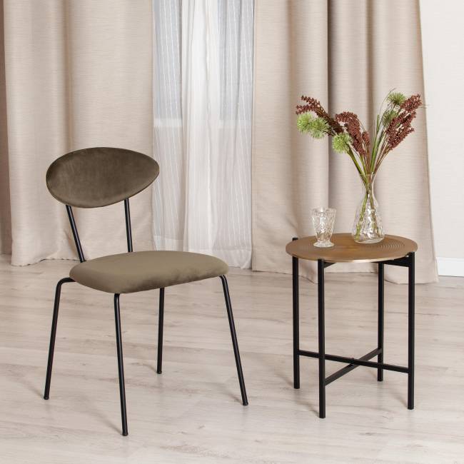 Столик кофейный Secret De Maison BLOOM ( mod. 11873-B ) алюминиевый сплав, 46*46*51 см, черный/античная медь черный/античная медь алюминиевый сплав Столик кофейный Secret De Maison BLOOM ( mod. 11873-B ) алюминиевый сплав, 46*46*51 см, черный/античная медь черный/античная медь алюминиевый сплав