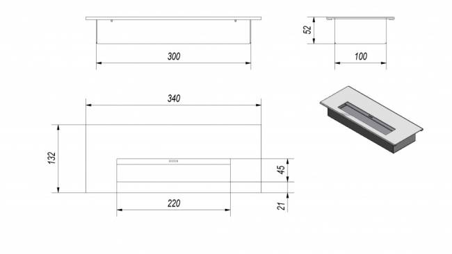 Биокамин Kratki LIMA, TUV