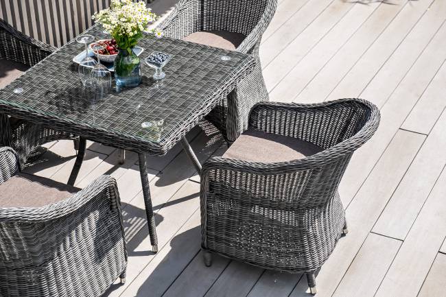 "Равенна" плетеное кресло из искусственного ротанга, цвет графит "Равенна" плетеное кресло из искусственного ротанга, цвет графит