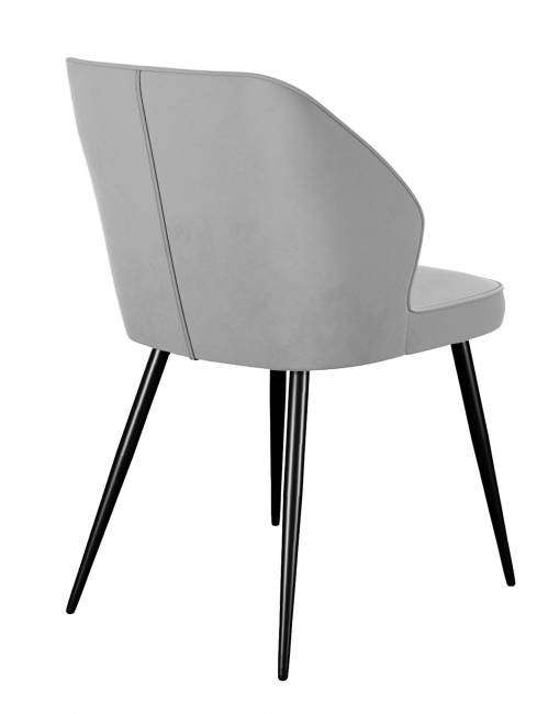 Стул DikLine 222M B22 GREY, ножки черные Стул DikLine 222M B22 GREY, ножки черные