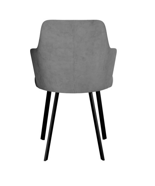 Стул DikLine 345 C56 серый, ножки черные Стул DikLine 345 C56 серый, ножки черные
