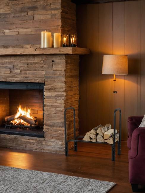 Дровница 4 черный