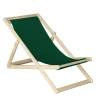 Шезлонг ткань зелёный