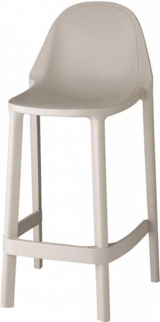 Стул барный пластиковый Piu тортора 480х470х1050 мм