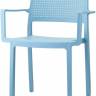 Кресло пластиковое Scab Design, Emi голубой