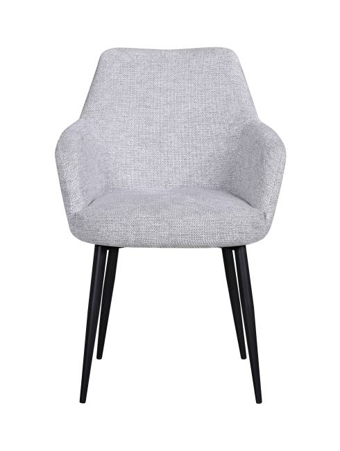 Стул обеденный Katys светло-серый рогожка 2 шт.