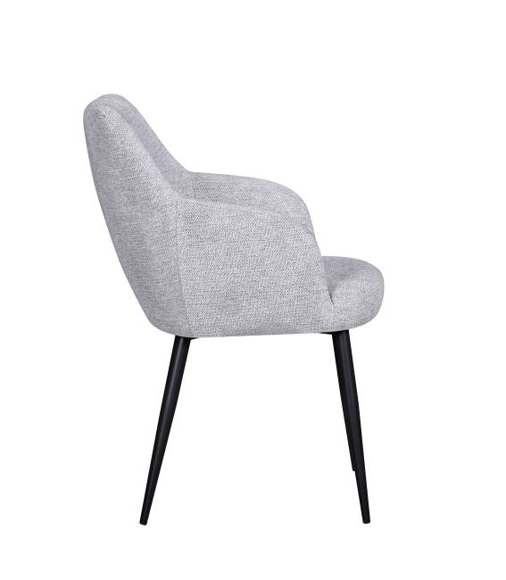 Стул обеденный Katys светло-серый рогожка 2 шт.