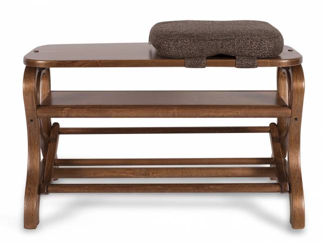 Обувница Диана средне-коричневый/ткань