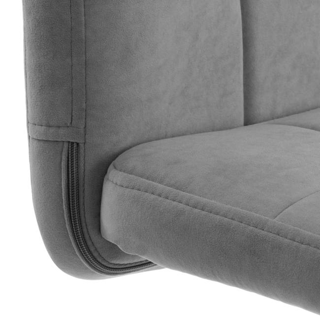 Комплект кресло + стул Bari LT, флок , серый/черный, 29, 41х55х89 см серый/черный флок Комплект кресло + стул Bari LT, флок , серый/черный, 29, 41х55х89 см серый/черный флок