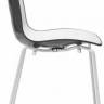 Стул пластиковый Zebra Bicolore 4 legs белый, антрацит 550х520х830 мм Стул пластиковый Zebra Bicolore 4 legs белый, антрацит 550х520х830 мм