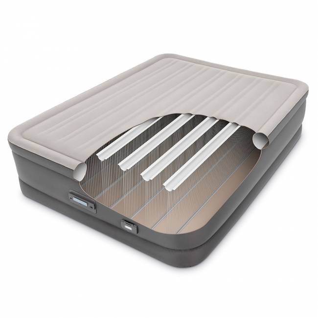 64770, Intex, Надувная кровать 152х203х46см "Premaire Dream Support" встр.нас. 220В, до 272кг 64770, Intex, Надувная кровать 152х203х46см "Premaire Dream Support" встр.нас. 220В, до 272кг