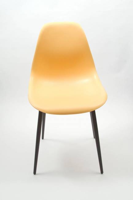 Стул Туссе чёрный /персиковый