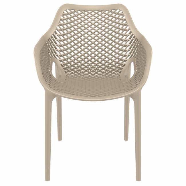 Кресло пластиковое Air XL бежевый 570х600х810 мм