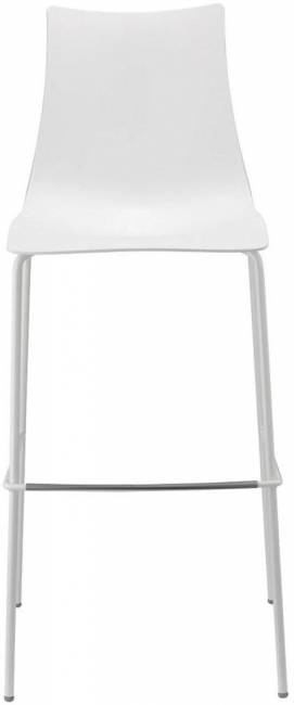 Стул барный пластиковый Zebra Technopolymer лен 530х510х1160 мм