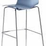 Стул полубарный пластиковый Zebra Technopolymer голубой 480x510х1030 мм Стул полубарный пластиковый Zebra Technopolymer голубой 480x510х1030 мм