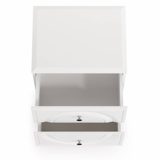 Тумба прикроватная Валенсия 13.291 цвет белый шагрень Тумба прикроватная Валенсия 13.291 цвет белый шагрень