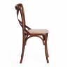 Стул Cross/Кросс (мод.CB2001) дерево вяз, 49,5х53,5х87см, темный орех №5 орех темный дерево вяз