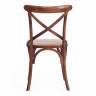 Стул Cross/Кросс (мод.CB2001) дерево вяз, 49,5х53,5х87см, темный орех №5 орех темный дерево вяз