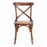 Стул Cross/Кросс (мод.CB2001) дерево вяз, 49,5х53,5х87см, темный орех №5 орех темный дерево вяз