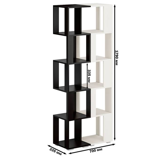 Комплект их 2-х стеллажей цвет венге/дуб лоредо Комплект их 2-х стеллажей цвет венге/дуб лоредо