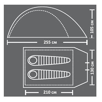 Палатка Campack Tent Alaska Expedition 2, автомат Палатка Campack Tent Alaska Expedition 2, автомат