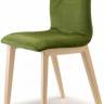 Стул с обивкой Natural Alice Pop беленый бук, зеленый 510х460х840 мм Стул с обивкой Natural Alice Pop беленый бук, зеленый 510х460х840 мм