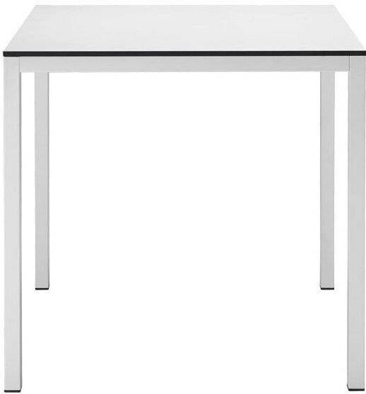 Стол ламинированный обеденный Mirto белый 790х790х750 мм Стол ламинированный обеденный Mirto белый 790х790х750 мм