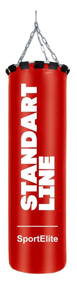 Мешок боксерский SportElite STANDART LINE 110см, d-34, 40кг, красный