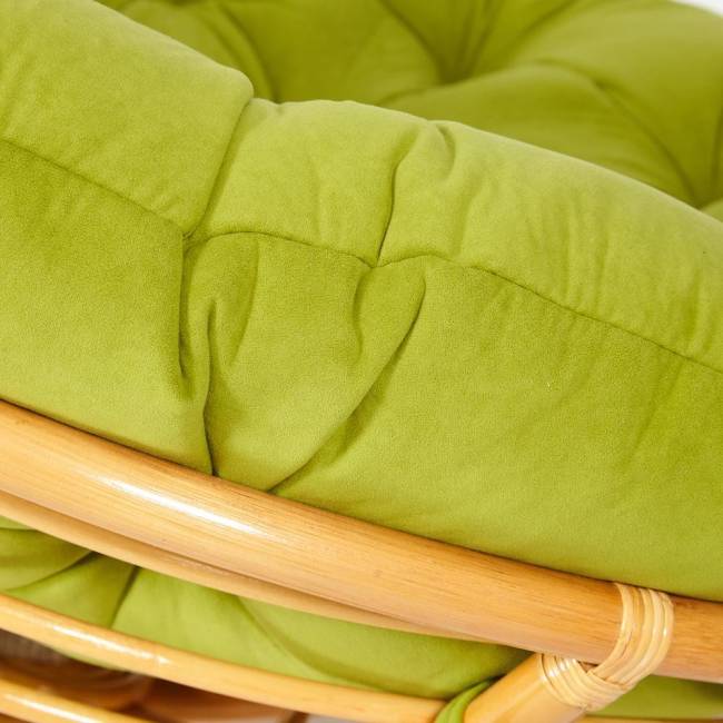 Кресло PAPASAN/ПАПАСАН 23/01 W /с подушкой/ диаметр подушки 125 см, 115х101х104 см, Honey (мед), флок Олива, 23 Honey (мед) Кресло PAPASAN/ПАПАСАН 23/01 W /с подушкой/ диаметр подушки 125 см, 115х101х104 см, Honey (мед), флок Олива, 23 Honey (мед)