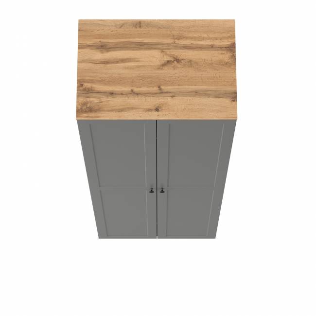 Шкаф Остин 13.224 цвет серый графит/дуб крафт золотой Шкаф Остин 13.224 цвет серый графит/дуб крафт золотой